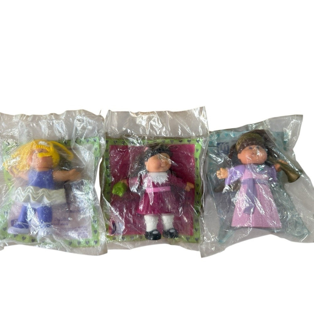 New 1992 & 1994 McDonald's Happy Meal Lot of 3 Cabbage Patch Kids Toys